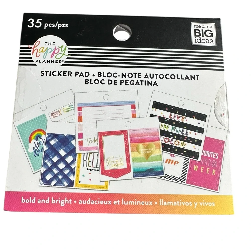 The Happy Planner 3 Mini Sticker Book Set